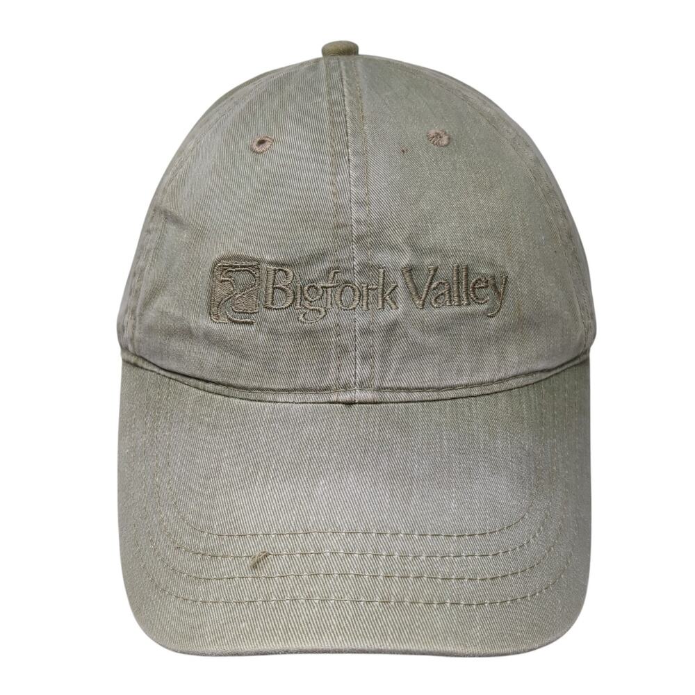 Bigfork Valley Slideback Baseball Cap Green OS Adjustable Authentic Pigment